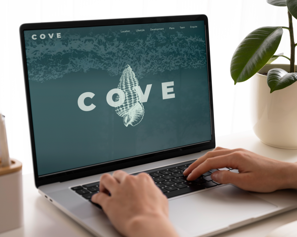 Cove Narooma Landing Page developed by one x.